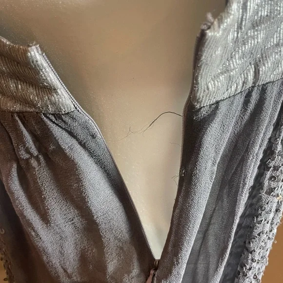 Cynthia Rowley Sequin Babydoll Dress - Picture 6 of 13